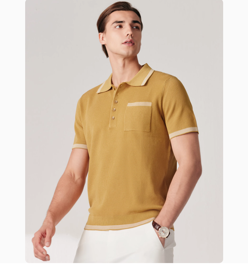 短袖POLO衫男商务休闲夏新半袖T恤