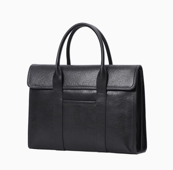 Walker Shop男士手提包头层牛皮商务时尚电脑包大容量差旅公文包