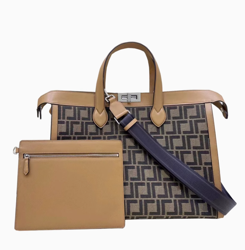 街头潮流peekaboo气质大包休闲撞色小怪兽手提包高端出差男旅行包